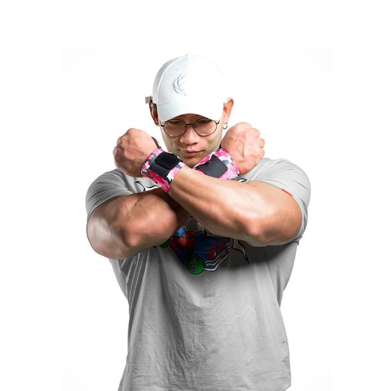 dline 1 Pair Camouflage Gloves Heavyweight Sports Exercise Weight Lifting Gloves Body Building Training Sport Fitness Gloves