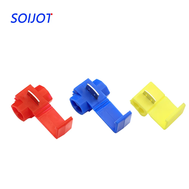 

30-50pcs/lot Scotch Lock Wire Electrical Cable Connectors Quick Splice Terminals Crimp Wire Connector for 22-18/18-14/12-10 AWG