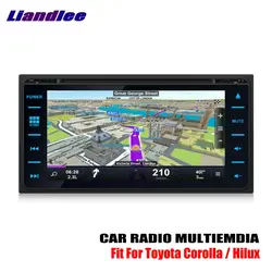 Liandlee для Toyota Corolla/Hilux 2000 ~ 2011 Android автомобильный Радио CD DVD плеер gps Navi навигации карты камера OBD ТВ HD экран