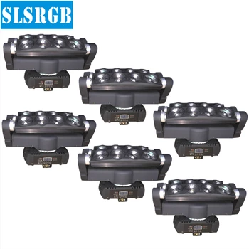 

6pcs/lot 8*10W RGBW led Spide sharpie moving lights with price for stage stage Led Double row moving head beam Spider Light