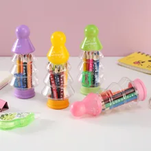 12 шт./компл. Детские карандаши Цветные карандаши Новинка Рождественский карандаш канцелярские творческие принадлежности для девочек милое студенческое Kawaii набор карандашей для рисования