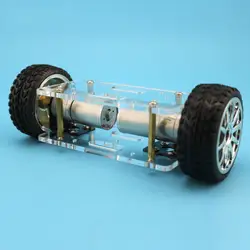 JMT акриловая плита шасси автомобиля Frame самобалансировку Мини-два-drive 2 колеса 2WD DIY робот комплект 176*65 мм Технология изобретение игрушка