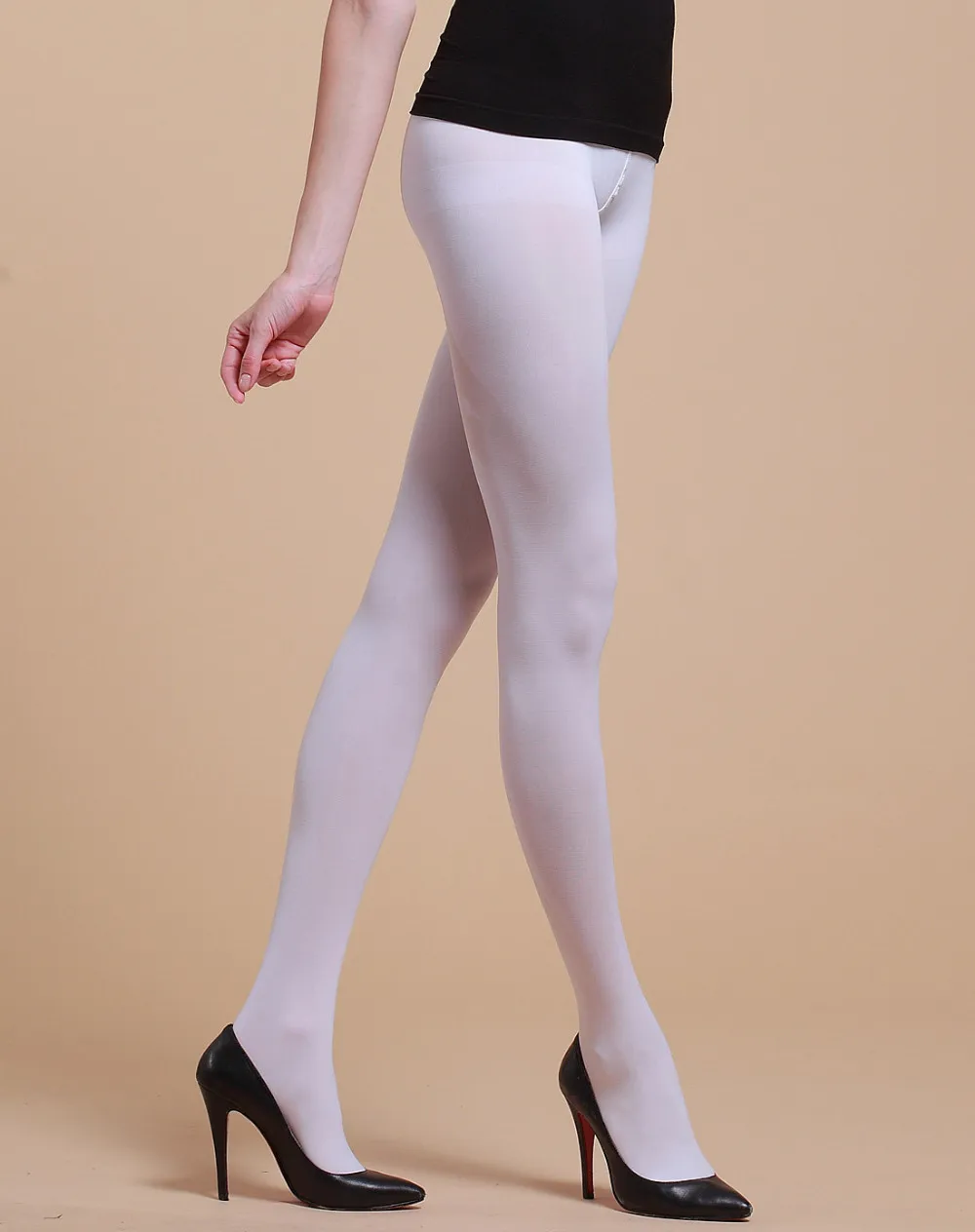Белые бархатные профессиональные Балетные танцевальные колготки для девочек, женские эластичные колготки для гимнастики