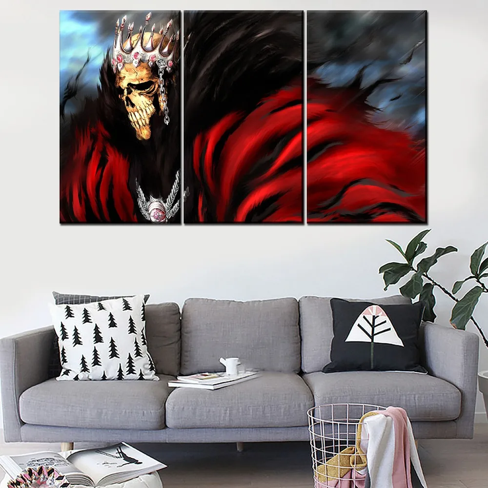 Art Bleach Animation Poster Wall Home Decoative Modern Painting 3 Panel Baraggan Louisenbairn On Canvas Print Type Style Picture | Дом и сад