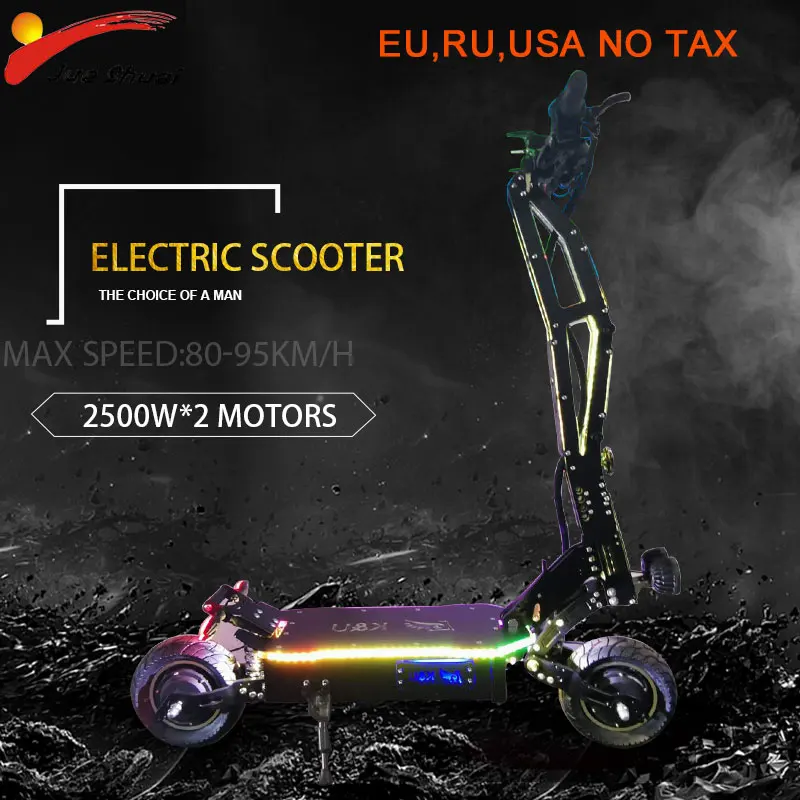 5000 Вт 95KMH электрический скутер 11 дюймов два мотора колеса E скутер бесщеточный мотор складной скейтборд Trotinette электромобиль Adulte