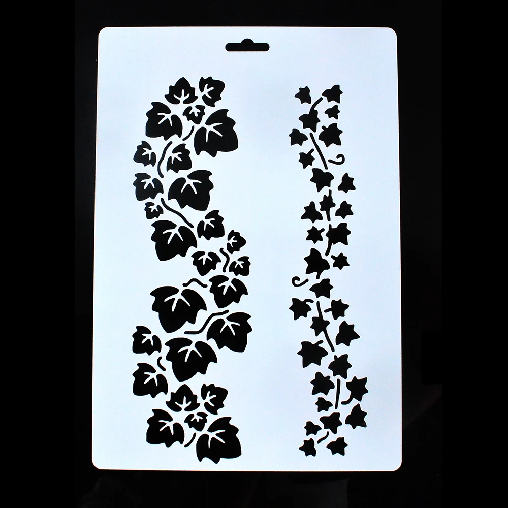 DIY Craft лоза цветок наслоения трафареты для стен Живопись штампованная для скрапбукинга штампы альбом декоративные тиснение бумаги карты