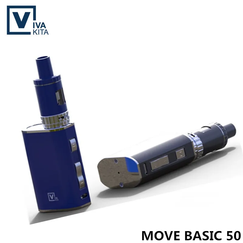Электронная сигарета Move Basic 50 Вт Vape Kit vw mod 1100 мАч 2 0 мл бак 0.25ом vape e Sigaret батарея 510
