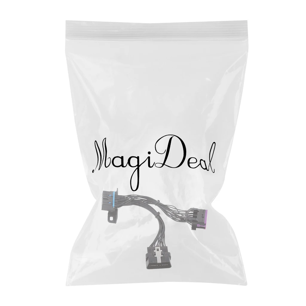 1 to 2 OBD2 OBD II Y Diagnostic Connector Cable Adapter Splitter for All Cars High Performance coupleur Car Repair Tools