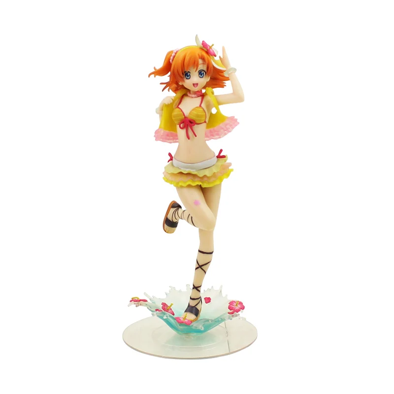 

18cm Love Live Kousaka Honoka Swimsuit Summer Wing 1/8 Scale PVC Action Figure Beautiful Model Collectible Toys Doll Gifts