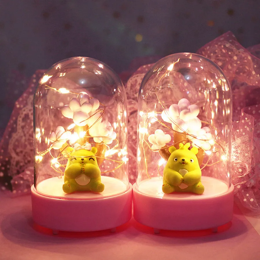 BEIAIDI Novelty Cartoon Animal LED Night Light Bear Bottle String Light Desk Lamp Baby kids Toy's Night Lamp Birthday Gift BEIAIDI Novelty Cartoon Animal LED Night Light Bear Bottle String Light Desk Lamp Baby kids Toy's Night Lamp Birthday Gift