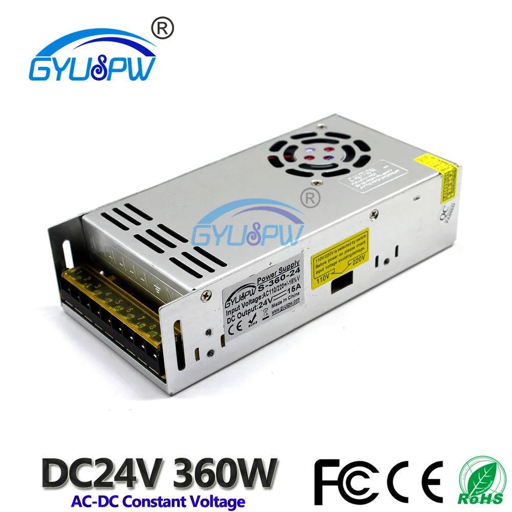 24V360W