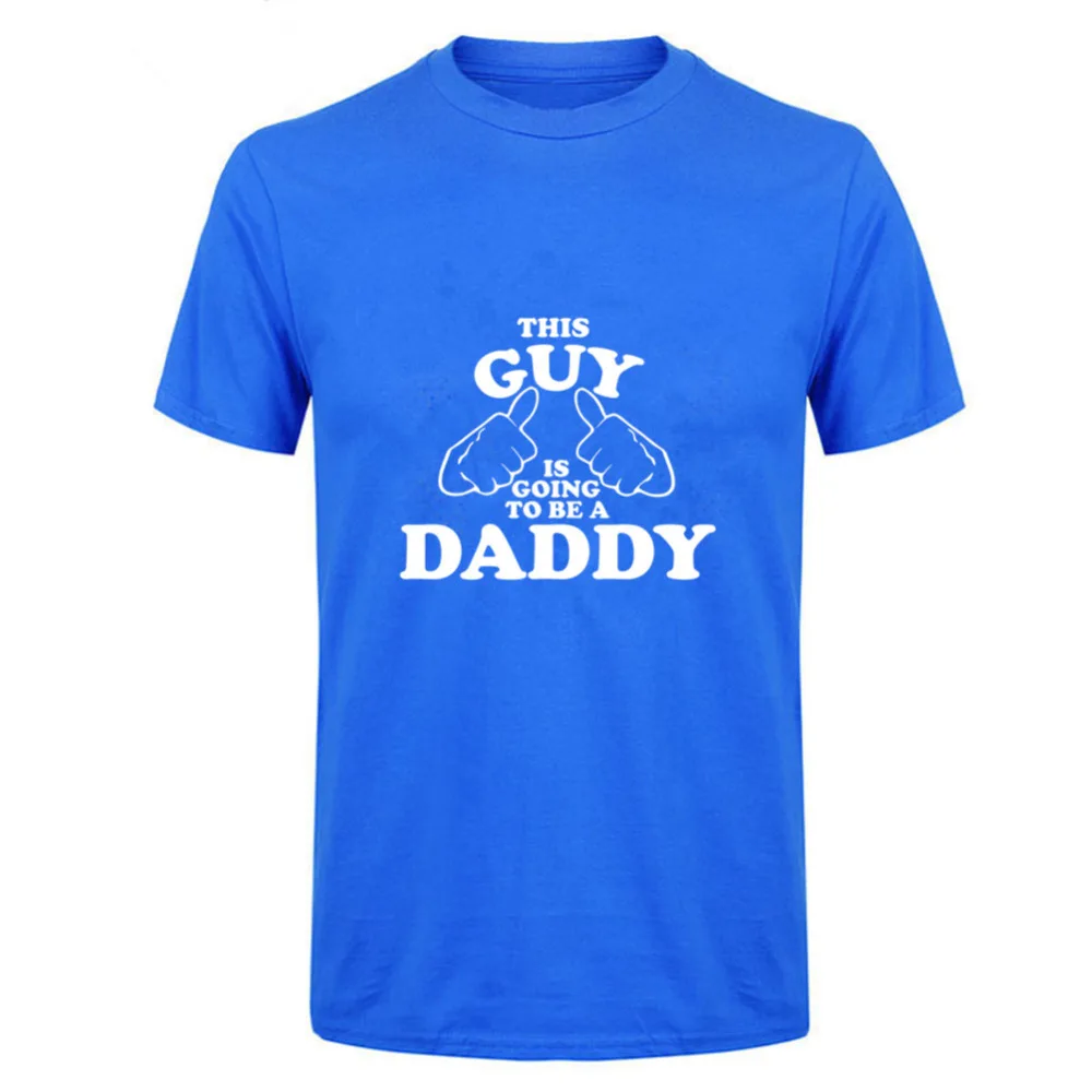 2018 New This Guy Is Going To Be A Daddy Again Gifts For Dad Shirt T Father Gift Clothing Mens | Мужская одежда