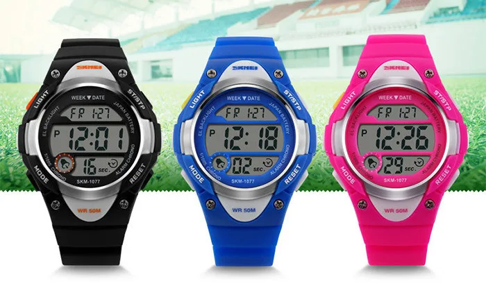 SKMEI Популярные Мультяшные детские часы светодиодный цифровые часы детские милые часы для мальчиков и девочек повседневные цифровые спортивные часы наручные часы