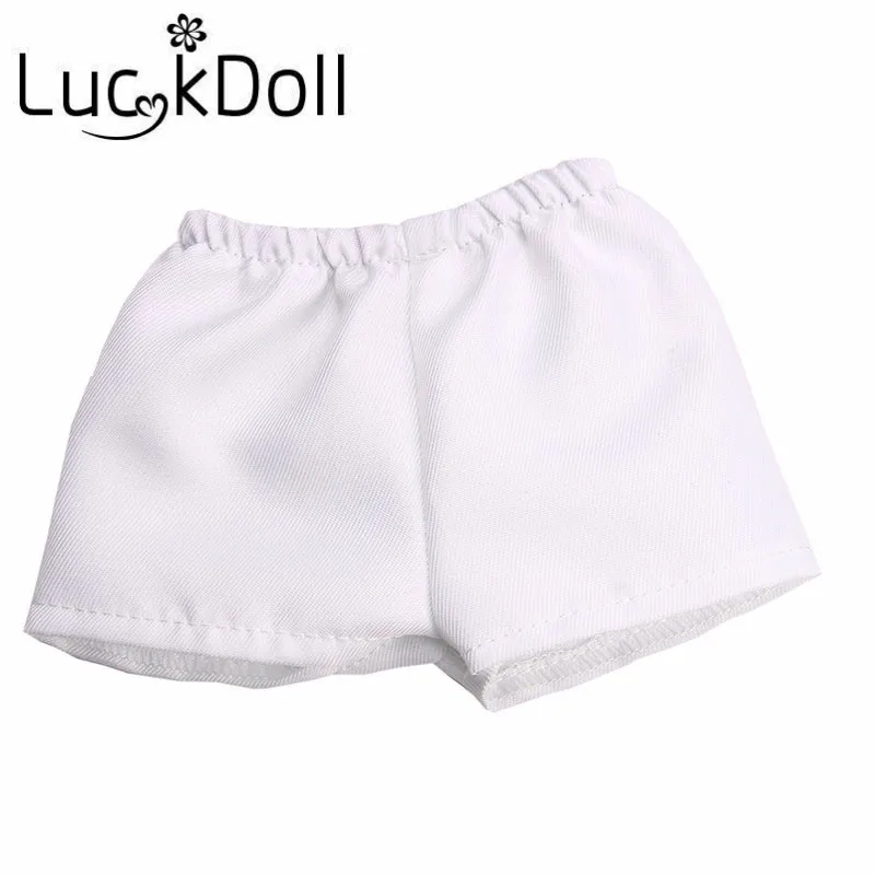 LUCKDOLL Модная Кукла шорты подходит 18 дюймов Американский 43 см детская кукла одежда аксессуары, игрушки для девочек, поколение, подарок на день рождения - Цвет: b162