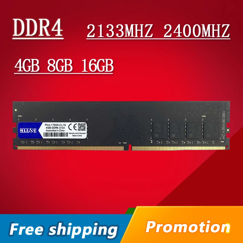 MLLSE оперативная память 4 ГБ 8 ГБ 16 ГБ DDR4 2133 МГц 2400 МГц 2133 2400 DDR 4 DDR4 8 Гб 16 Гб оперативная память Memoria DIMM настольная материнская плата 4G 8G 16G