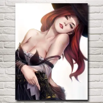 

1 Panel LOL League of Legends Sexy Miss Fortune Game Canvas Printed Painting Wall Art Decor Picture Artworks Poster