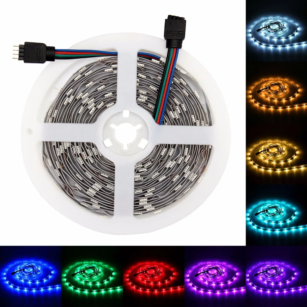 SuperNight 5050 SMD RGB Светодиодные ленты 5 м 30 светодиодный s/M DC 12 V гибкая лента свет Светодиодная лента для вечерние Home свадебное Bar DIY Декор