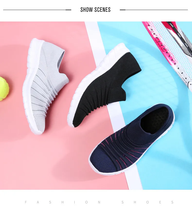 PINSEN 2019 Summer Women Sneakers Breathable Mesh Casual Flats Shoes Women Loafers Basket Femme Ladies Shoes tenis feminino 14