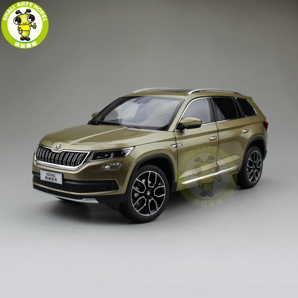 1/18 Skoda KODIAQ SUV литая модель металлическая модель автомобиля SUV Подарочная коллекция хобби золото