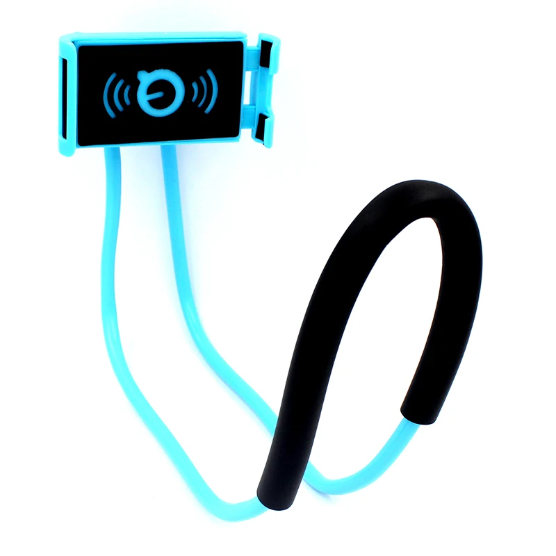 New Flexible Table Lace Hanging Neck Phone Stands Necklace Mobile Support Bracket 360 Degree Rotation Phone Holder Neck
