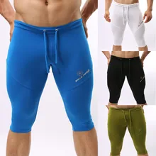 Мужские одноцветные плавки CHAMSGEND, повседневные Модные многофункциональные спортивные штаны, спортивные штаны для фитнеса и велоспорта, плавки