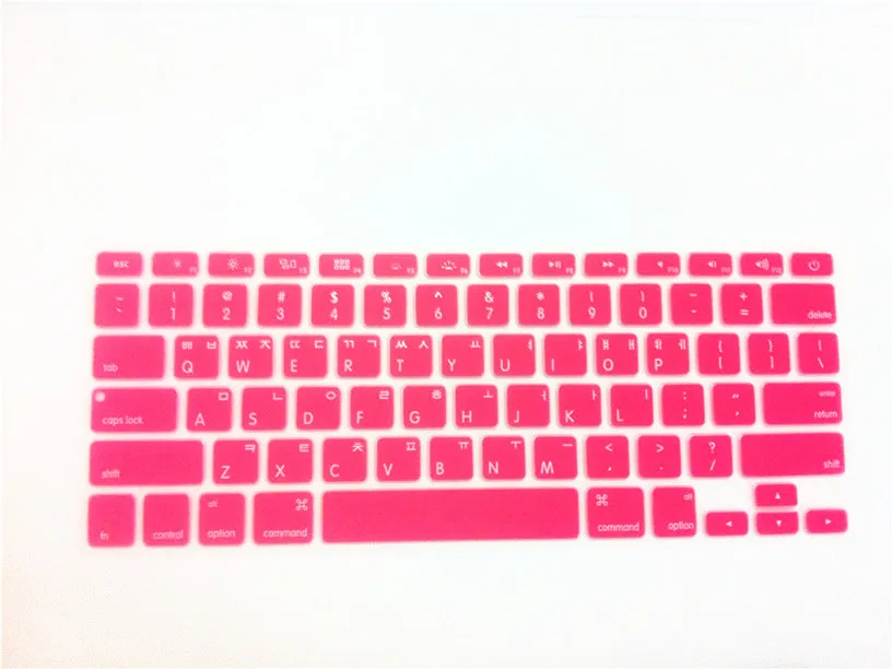 Чехол для клавиатуры в Корейском стиле силиконовый защитный чехол MacBook Pro 13 15 17