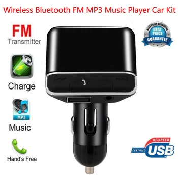 

Bluetooth 5.0 FM Modulator Handsfree Wireless Car Kit MP3 Radio Player USB Charger QC3.0 Car Accessories Styling Dropshipping