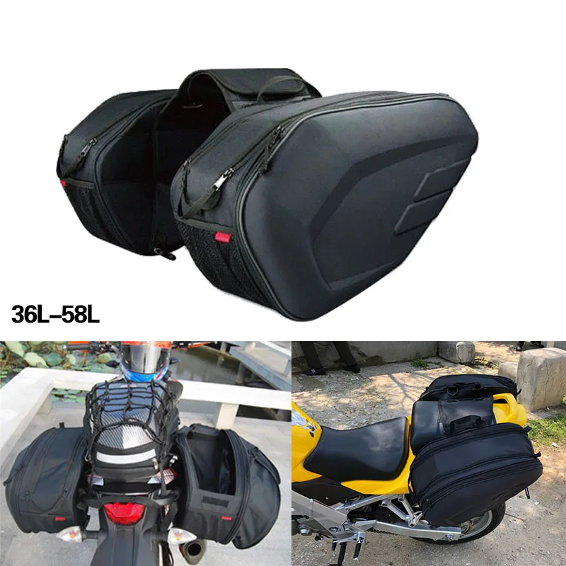 Новая мотоциклетная обувь непромокаемые гоночный гонки Moto шлем Дорожные сумки чемодан седла и плащ для KTM PIAGGIO Aprilia двигатель - Название цвета: Saddle bag