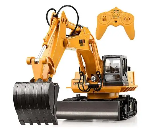 Huina 510 RC экскаватор Автомобиль 2 4G 11CH металлический пульт дистанционного