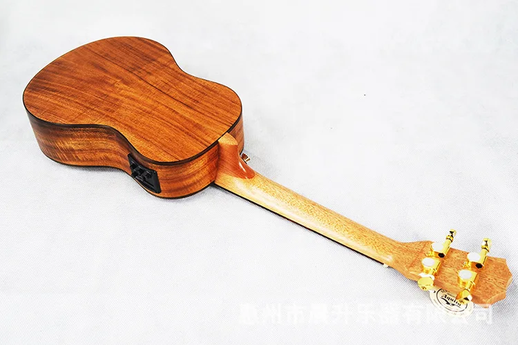 SevenAngel 2" Tenor электрическая укулеле из цельного дерева 4 струны Гавайская гитара Сладкая Акация дерево КоА укулеле с пикап экв