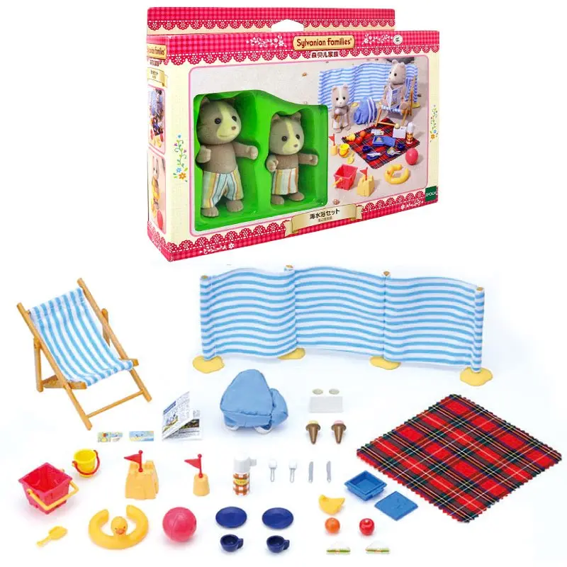 Аксессуары для кукольного дома Sylvanian Families набор отдыха с 2 собаками фигурки