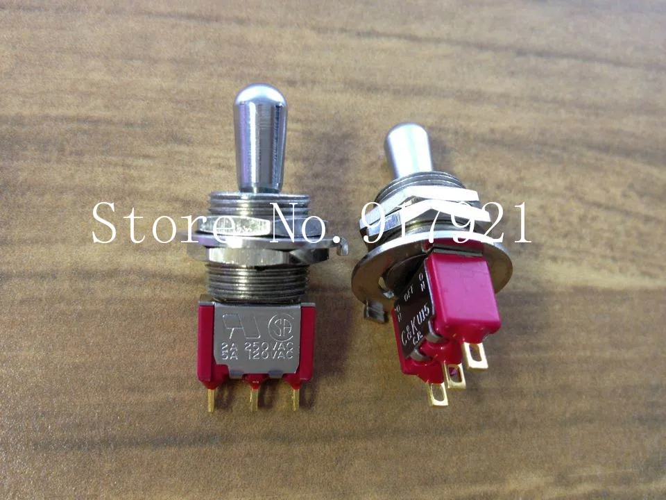 [ZOB] The original C & K U15 C.R. toggle switch gear with self restoring tripod Gold Pin --20pcs/lot | Обустройство дома