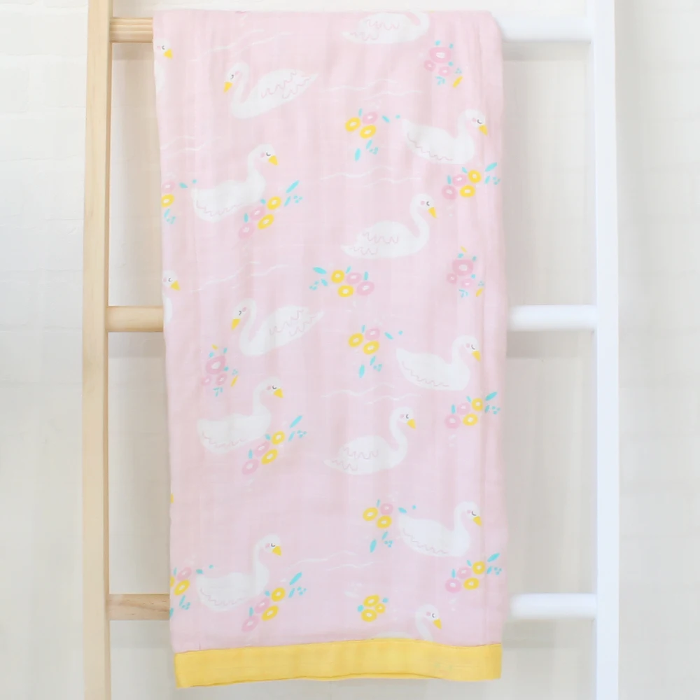 Плотные супер мягкие пеленки для новорожденных, детское одеяло, бамбуковое хлопковое муслиновое пеленание для детей, детское постельное белье, банное полотенце, фото