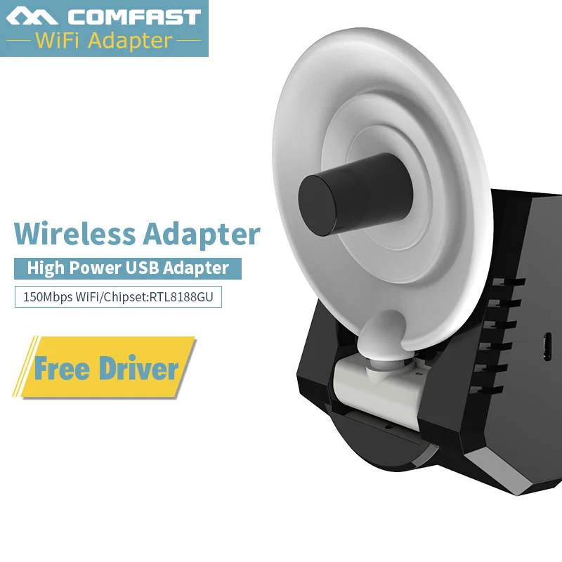 

CF-WU770N 150Mbps WiFi Wireless USB High Power Adapter Radar USB WiFi Antenna for Desktop Laptop Wireless network card