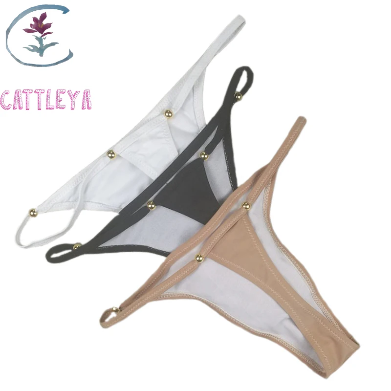 CATTLEYA пляжная одежда бикини низ купальник сексуальный мини стринги для женщин