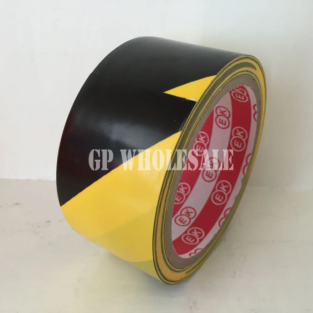 1x 4.5cm * 18 meters Floor Warning Adhesive Tape /Work Area Caution