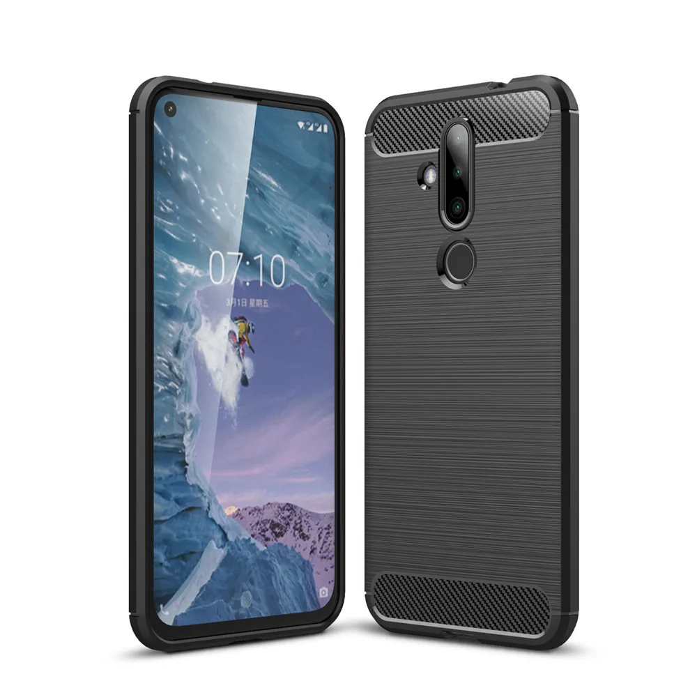 Чехол для Nokia X71 роскошный полностью Мягкий силиконовый чехол 6 39 дюйма из ТПУ X 71