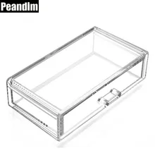 PEANDIM Acrylic Make Up Organizer One Drawer Storage Box Cosmetic Storage Box Makeup Organizer Storage
