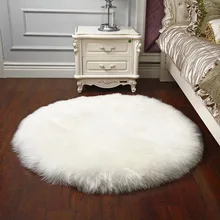Чехол для стула из овчины, шерстяной ковер, чехол для стула, для спальни, искусственный коврик, подушка для сиденья, гладкая кожа, мех, простые пушистые коврики, моющиеся