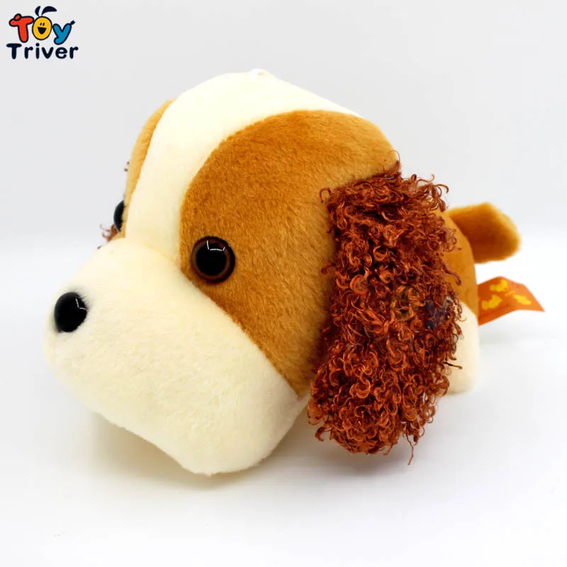 18cm plush brown hair dog toys doll gift for children baby kids friend