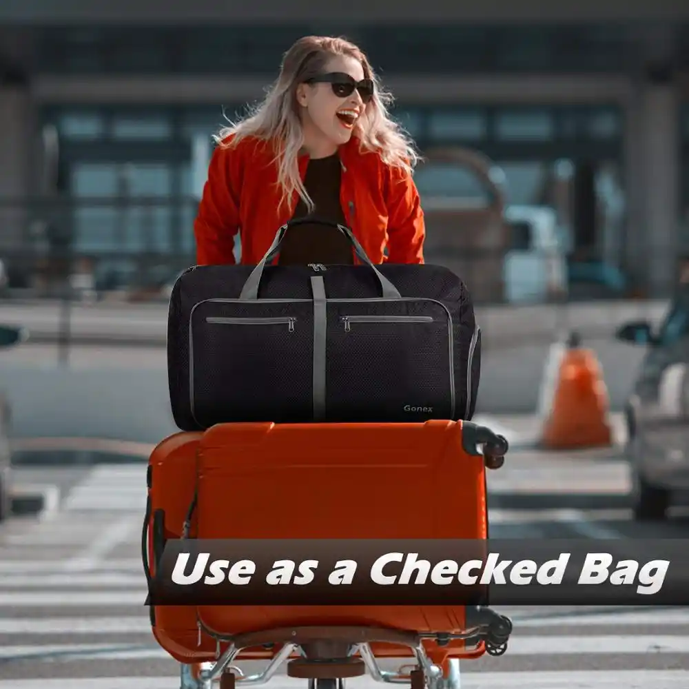 gonex 40l packable travel duffle bag