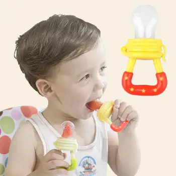 

Silicone Baby Pacifier Infant Nipple Soother Toddler Kids Fresh Food Nibbler Baby Pacifiers Feeder Baby Feeding Pacifier Bottles