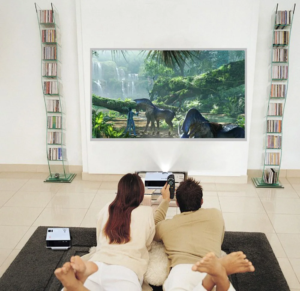 Projector UNIC UC40+ 800LM 800 x 480 Pixels Simplified Micro Projector