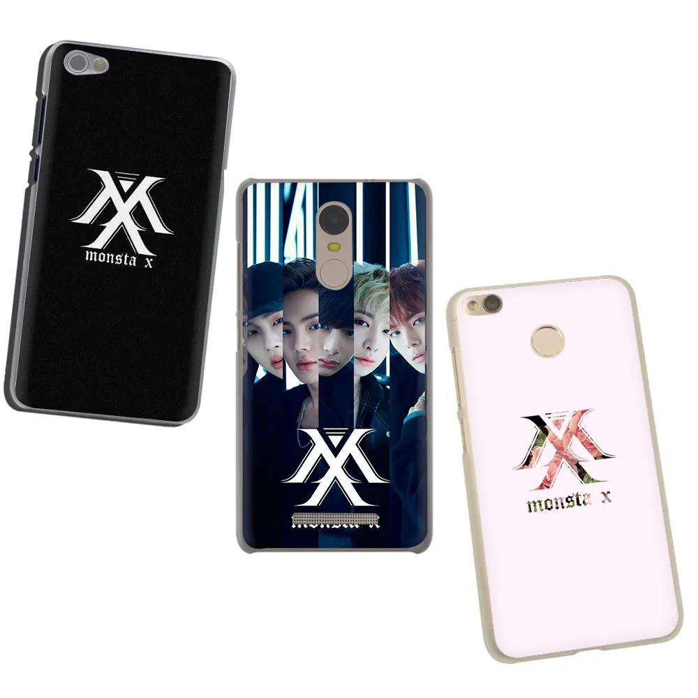 Жесткий чехол для телефона Monsta X KPOP Boy Group Xiaomi Redmi 5 Plus GO 6A S2 Note 8 6 7A Pro 4x K20