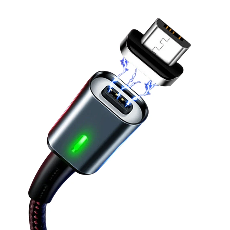 

3A Magnetic USB Cable 1M Quickly Charge 3.0 Micro usb Type C Cable for Samsung Magnet Charger for Xiaomi 6 Note Mix Huawei Mate