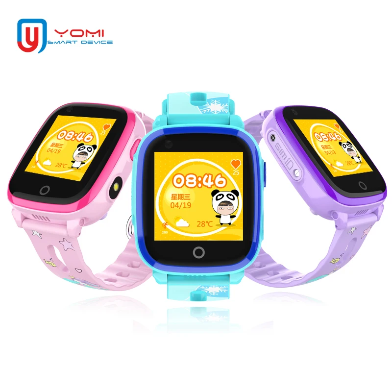 4G Smart Watch for Child IP67 Waterproof GPS WIFI Postioning SOS Wechat Remote Monitor Smartwatch with Camera Support SIM card