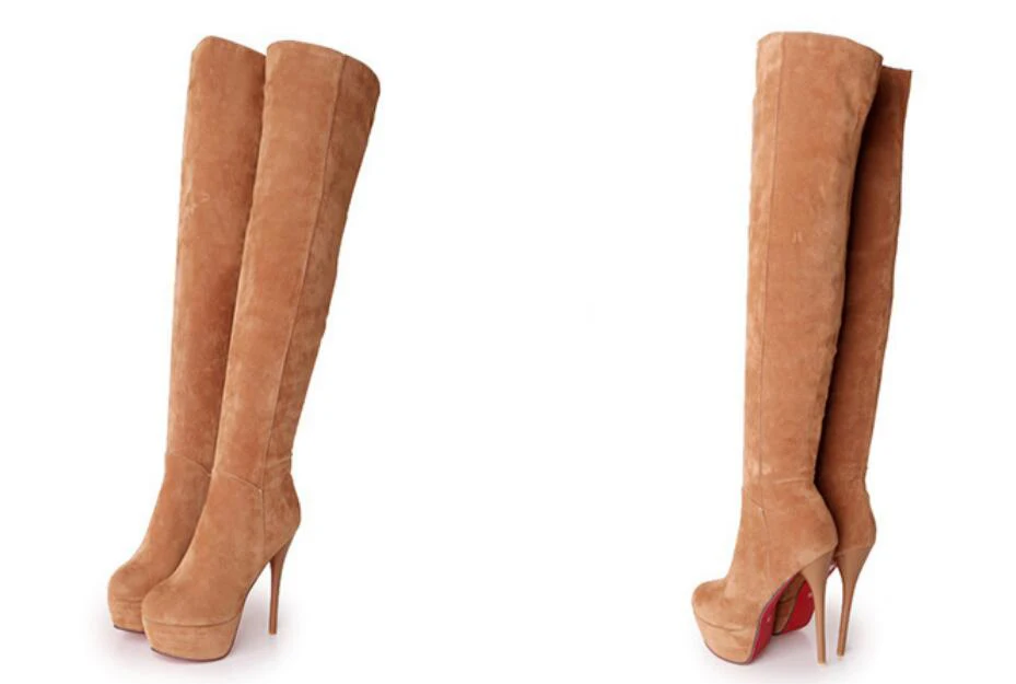 gold Mail Hohe Dong Laufsteg High blau Schwarzes Yards Qiu Stiefel Paket Heels rosa Mode Weibliche Sandähnliche Chao Große Martin Bühne UqfndY