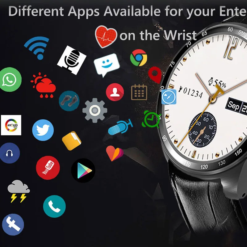 Лидер продаж 2018 часы телефон большой емкости с памятью 32 ГБ 3g android os умные HD