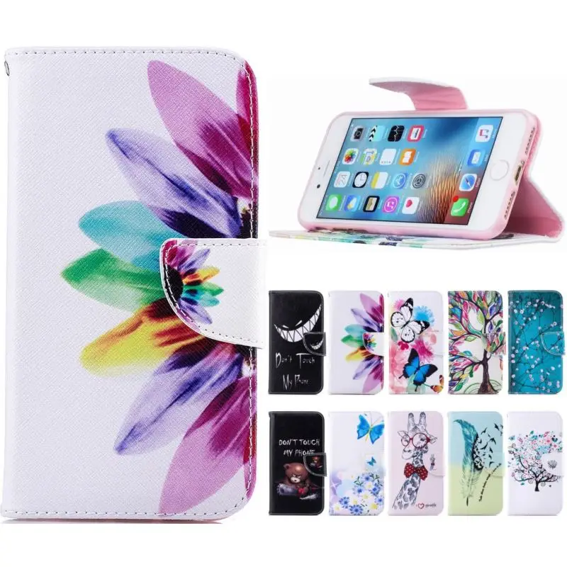 الهاتف غطاء الوجه حالة ل أبل iphone X Xs ماكس Xr 6 6 S 7 8 زائد 5 5 S SE الرجعية كابا محفظة جلدية كوكه جديد وصول D07Z