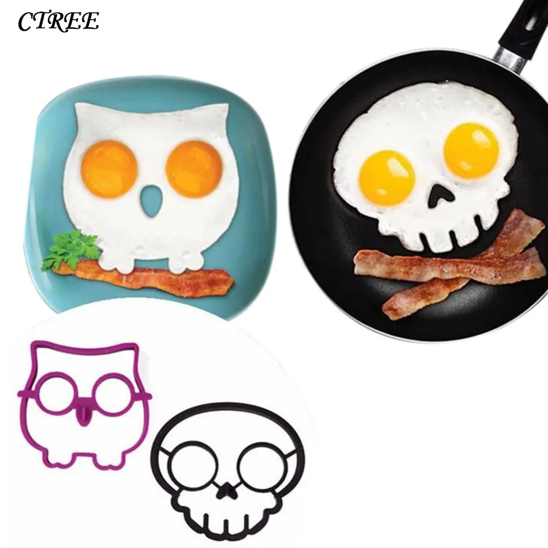 Home Furniture Diy Cooking Utensils Silicone Owl Skull